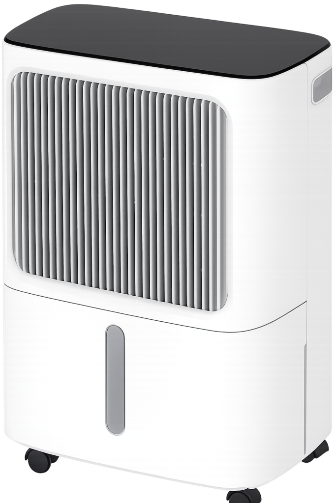 Whole home dehumidifier designed to control indoor humidity and improve comfort.